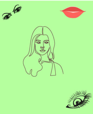 dibujo de rostros sencillos